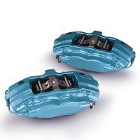 Sistema de Frenos Tuning Racing, Calibradores de Freno Delanteros y Traseros TSL F50 F40 de 4 Pistones, Disco de 355-380 mm para Nissan Frontier Tiida Qashqai Xterra
