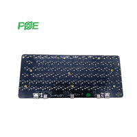 Casing Keyboard POE Custom 60% FR4 Elektronik Pintar PCB Hotswap Keyboard Mekanik PCBA (1 oz Tembaga 2-40 Lapis) Layanan OEM