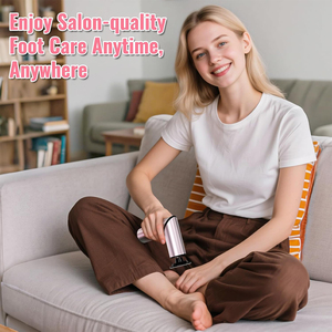 Lima de pie con Mango ergonómico de gran venta con recarga de papel de lija para la eliminación de callos de piel muerta, pantalla Digital, amoladora de pie eléctrica - Product Image 5