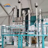 Usine de décorticage du riz à ligne complète de 50 TPD, capacité de 2 tonnes par heure, avec moteur principal et composants de moteur