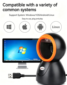 Lecteur de codes-barres 2D mains libres EDOO D45, lecteur QR omnidirectionnel de bureau D45 pour paiement <span class=keywords><strong>mobile</strong></span>, système de terminal de point de vente pour la vente au détail - Product Image 5