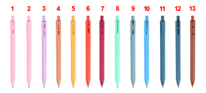 Promotional Bulk Plastic Multi-color Retractable Rubber Ballpoint <b>Pen</b> with Customized Logo Printed Advertising Ball Point Gift - Product Image 6