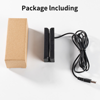 Lecteur de bande magnétique MSR100 pour système de point de vente, lecteur de cartes USB Plug-and-Play pour PC/ordinateur portable/tablette, contrôle d'accès, carte bancaire VIP