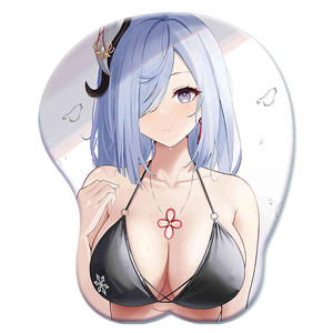 Vigreat Vente en gros Tapis de souris 3D personnalisé One Piece Genshin avec support de poignet et motif imprimé <span class=keywords><strong>Anime</strong></span> et repose-poignets - Product Image 6