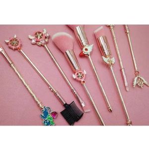 Set <span class=keywords><strong>di</strong></span> pennelli per il trucco Sakura ispirati ai <span class=keywords><strong>Sailor</strong></span> <span class=keywords><strong>Moon</strong></span> Design creativo ombretto cipria fondotinta strumenti <span class=keywords><strong>di</strong></span> bellezza per il viso 8 pz - Product Image 3
