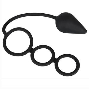 Piccolo Plug <span class=keywords><strong>Anale</strong></span> di Alta Qualità Deluxe con Anello Penieno per Giochi Erotici Fetish, Massaggiatore Personale per Sesso - Product Image 4