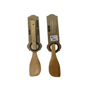 Cucchiai Angolati Zp2, Confezione da 12, Utensili da Cucina in Legno Leggeri - Product Image 1