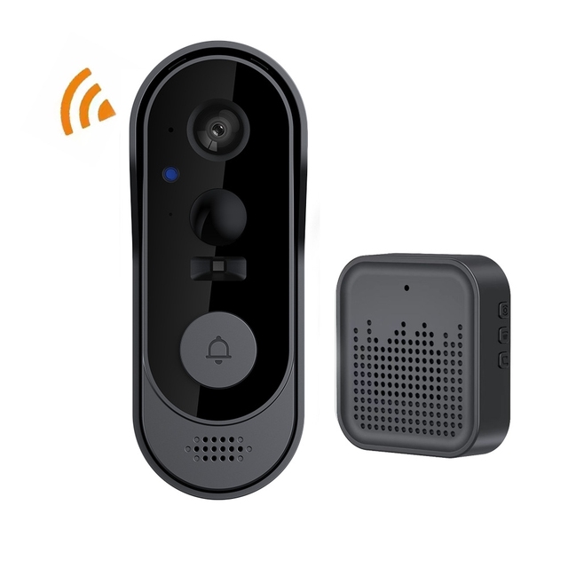 Wifi Home Smart Video Doorbell Outdoor Bidirectional HD Door Eye Camera 1080P Support SD Card Cloud Storage Waterproof