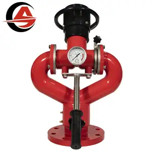 Guangmin 2024 Factory Price Zinc Alloy Foam / Water Adjustable Fire Monitor Water Cannon