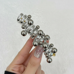 Vendita calda di tendenza Vintage ragazze accessori per capelli di lusso scintillante fiore di paillettes forcine di cristallo all'ingrosso - Product Image 2