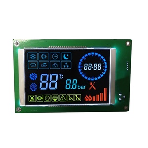 カスタマイズサイズVAブラックスクリーンPIN接続HT1621 COBカラーセグメント<span class=keywords><strong>LCD</strong></span>ディスプレイモジュール5.0V動作電圧白色LED - Product Image 1