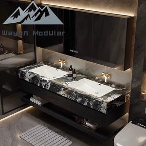 Wayon Luxus Antik Massiv schrank Badezimmer möbel Sets Modernes Design <span class=keywords><strong>Smart</strong></span> Mirror für Hotelprojekt - Product Image 1