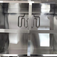 Elektrische 4 Töpfe Schokoladen schmelze Maschine Buffet Suppe Essen wärmer Heizung Bain Marie für Restaurant
