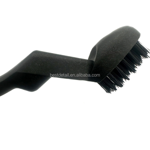 Mango curvo negro Nylon Limpieza <span class=keywords><strong>de</strong></span> polvo Esponja Almohadilla Cepillo <span class=keywords><strong>de</strong></span> limpieza Cepillo <span class=keywords><strong>de</strong></span> detalle automático para <span class=keywords><strong>lavado</strong></span> <span class=keywords><strong>de</strong></span> autos - Product Image 4