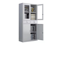 Classeur personnalisé en acier inoxydable Meuble de rangement visuel pour le bureau