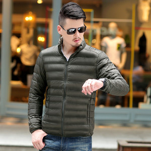 Chaqueta de Invierno para Hombre, Chaqueta de Plumón Ligero de Pato, Abrigo de <span class=keywords><strong>Plumas</strong></span> - Product Image 5