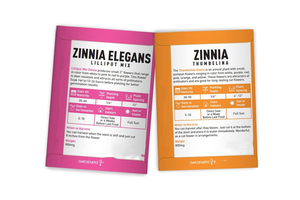 กระถางดอกไม้ zinnia 5แพ็คสำหรับใช้ในบ้านและสวนกลางแจ้งดึงดูดผีเสื้อและผึ้งสำหรับใช้ในบ้านหรือพื้น - Product Image 2