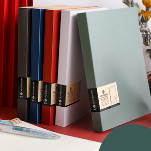 Cuaderno de hojas sueltas Vintage Morandi Color A5 B5 A4 con cierre desmontable creativo LIBRO DE COMPOSICIÓN DE PROMOCIÓN magnética de arte poroso - Product Image 1