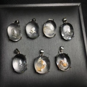 Làm bằng Tay Đồ Trang Sức Tốt Thiết Kế Quyến Rũ Vòng Cổ Tự Nhiên Chữa Bệnh Tinh Thể Thạch Anh Trong Thạch Anh 925 Sterling Bạc Mặt Dây Chuyền - Product Image 1