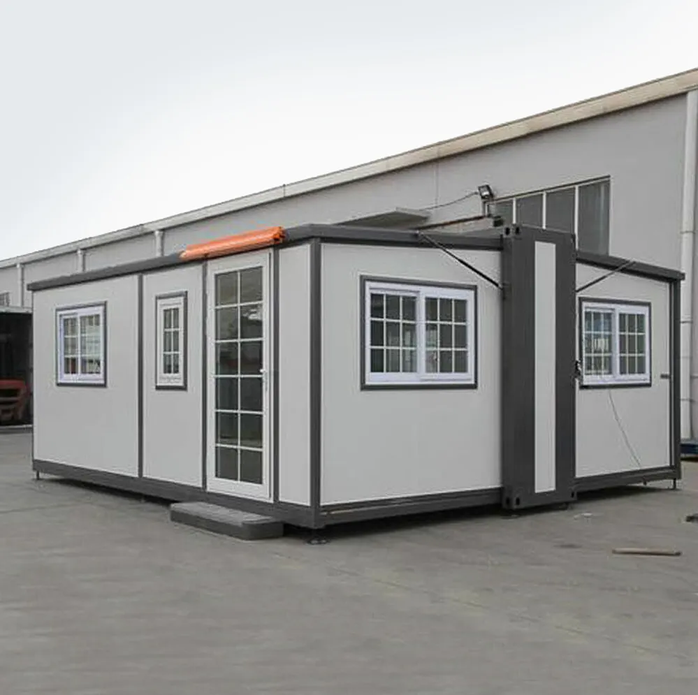 Container house 1 2 3 bedrooms 1 bathroom luxury 20ft or 40ft prefab folding container homes for sale Prefab Houses