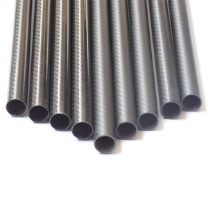 Mô đun cao 40mm 50mm 75mm 90mm 100mm <span class=keywords><strong>x</strong></span> 1m ống sợi Carbon tròn - Product Image 1