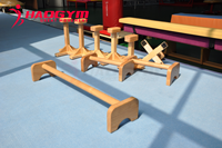 Barres parallèles en bois HAOGYM pour gymnastique, pour exercices de position debout sur les mains, longueur 50 cm