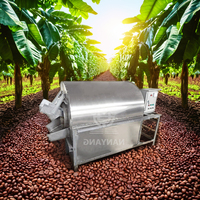 Nouveau Concept 200kg Séchoir Orge Épicé Café Séchoir Riz Café Poudre Chicorée Racine Soja Café Séchoir Rotatif