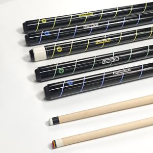 Queue de billard en érable de haute qualité 1/2 split, joint en acier inoxydable, 13 mm, pour snooker, billard, 19 oz/20 oz, neuf boules, club - Product Image 5