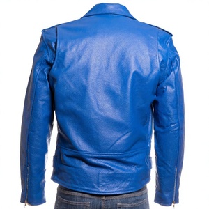 Genuine <b>Sheepskin</b> Bomber Leather <b>Jacket</b> Men Motorcycle Leather <b>Jackets</b> Brown Color Men's Leather <b>Jacket</b> For Men - Product Image 3