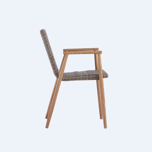 Set di Sedie da Giardino <span class=keywords><strong>Mobi</strong></span> di Alta Qualità, Sedia in Rattan PE con Braccioli e Schienale in Vimini - Product Image 3