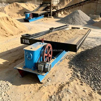 Tragbarer Mini-Schütteltisch für Alluvialgold, Silber, Blei, Zink und Feinerz-Trennung