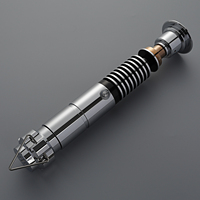Sabre laser Nexussabers EP6 Luke Skywalker, accessoires à double poignée, sabre laser LED RGB, balancement fluide, bâton lumineux clignotant, jouet pour cosplay et fête