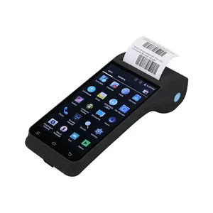 FBI STQC certified Fingerprint POS ZCS Z91 tutto in una macchina POS Android con stampante scanner di impronte digitali NFC per biglietteria autobus
