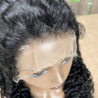 Perruque en cheveux humains vierges bruts vietnamiens 100 % naturels, 30 pouces, qualité 12A, ondulation Water Wave, perruques frontales en dentelle HD 13x4, vente en gros