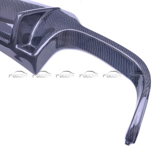 <b>Car</b> Parts a Style Carbon Fiber Fin Spoiler <b>Diffuser</b> Rear Bumper Lip for Mercedes Benz SL R230 2003-2008 - Product Image 5