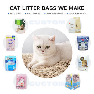 Sac conteneur de sable pour litière pour <span class=keywords><strong>chat</strong></span> OEM Sacs d'emballage en plastique de couleur personnalisée imprimés - Product Image 4