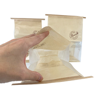 Sac à pain personnalisé sac d'emballage maison pour pain biscuit pain grillé friandise avec cravate en étain sacs de rangement pour pain
