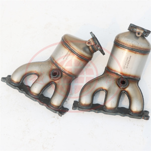 Convertisseur catalytique d'échappement YueYang, prix usine, Euro4, acier inoxydable S409, ajustement universel, garantie 1 an, Land Rover - Product Image 2