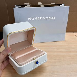Caja de joyería de marca directa de fábrica para mujer, embalaje de regalo de lujo, juego completo de cajas para colgantes, pulseras, pendientes y brazaletes con accesorios. - Product Image 2