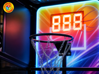 Fabricant de machines de basket-ball d'arcade, panneau LED, OEM, ODM, logo personnalisé
