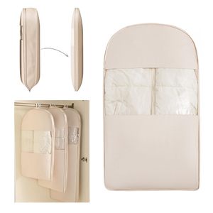 <span class=keywords><strong>Housse</strong></span> de rangement pour vêtements suspendue et compressible, gain de place, personnalisée, pour manteaux, doudounes, avec fenêtre transparente - Product Image 1