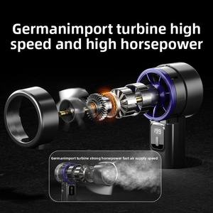 Ventilateur portable mini USB rechargeable silencieux et écologique avec moteur sans balais, <span class=keywords><strong>crochet</strong></span>, cadeau d'entreprise personnalisé en plastique - Product Image 5