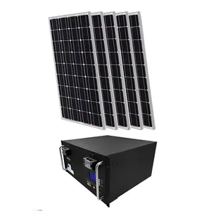 Kabinet Ip65 sistem rumah 1Unit Jast Panal100 Woard kipas energi surya dengan casing penyimpanan baterai ringan baterai lifepo4