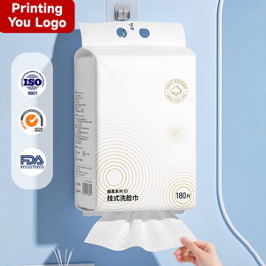 Custom Logo <strong>Wholesale</strong> 100% Biodegradable Cotton Makeup Removal Disposable Face <strong>Towels</strong> For <strong>Facial</strong> Clean - Product Image 1