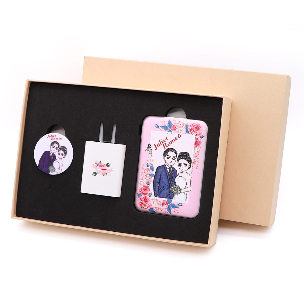 2020 новый деловой подарочный набор 3 в 1 электронные предметы, включая внешний аккумулятор 5000 мАч, подарок руководителя, поддержка настройки