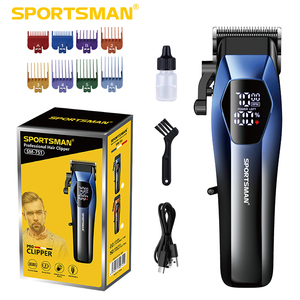 Tondeuse électrique professionnelle Hatteker pour barbier, lames en acier inoxydable, chargement USB, écran LED, utilisation domestique et automobile - Product Image 2