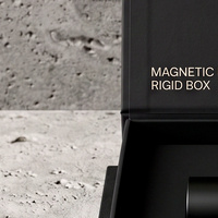 Scatola Regalo Personalizzata Nera per Colonia e Profumo con Scatola Magnetica e Confezione in Carta per Presentazione Fragranze