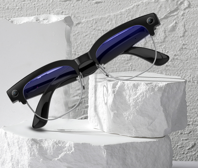 W630 Smart Glasses 800W Camera 290mAh Battery Photo Video Recording AI Translation Music WiFi Transmission Unisex