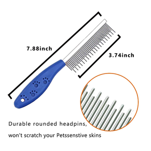 Customizable Double Sided <b>Pet</b> Comb <b>Brush</b> for Dogs and Cats Charging Grooming Tools for Cleaning - Product Image 4
