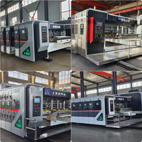 Machine de découpe et d'impression automatique de boîtes en carton ondulé, machine de découpe et d'impression automatique de boîtes en carton ondulé
